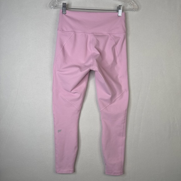 Fabletics PowerHold Pink Leggings Small High Rise Athletic Yoga Gym - Picture 2 of 8